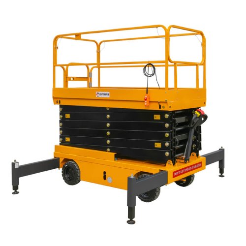 Подъемник складской ножничный самоходный SJY-0.5-9A (500 кг; 9 м) SMARTLIFT (SMART)