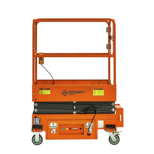 Подъемник ножничный несамоходный SJY-0.3-3.9 (AC&DC; 300 кг; 3,9 м) SMARTLIFT (SMART)