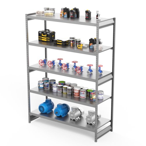 Стеллаж грузовой СГ Ультра (3000х1800х800 мм) 5 ярусов, цинк (СГУ 3018085)