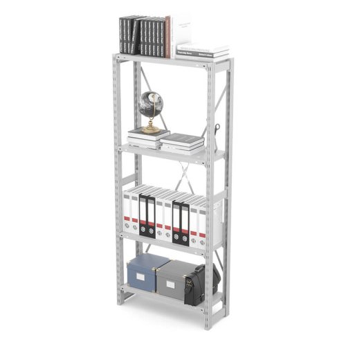 Архивный стеллаж ГТС Универсал, 2000x700x400 мм. Полки: метал. перф. усил. 4 шт. (ТСУ 200704412)