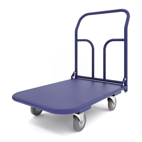 Тележка платформенная ТП 5 (г/п 450 кг, 1200x700 мм, колеса серая резина 160 мм)