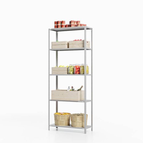 Стеллаж для погреба ТС Лайт, 2000x1200x400 мм. Полки: 5 шт. металл (ТС 20120450)