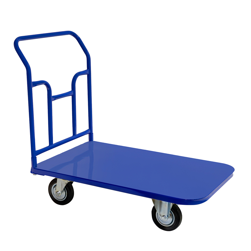 Тележка платформенная ТПТ (г/п 500 кг, 1200x600 мм, колеса черная резина 200 мм)