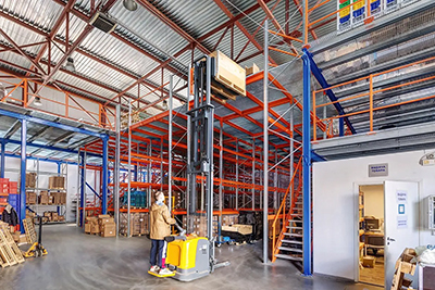 Эргономика стеллажей на складе
