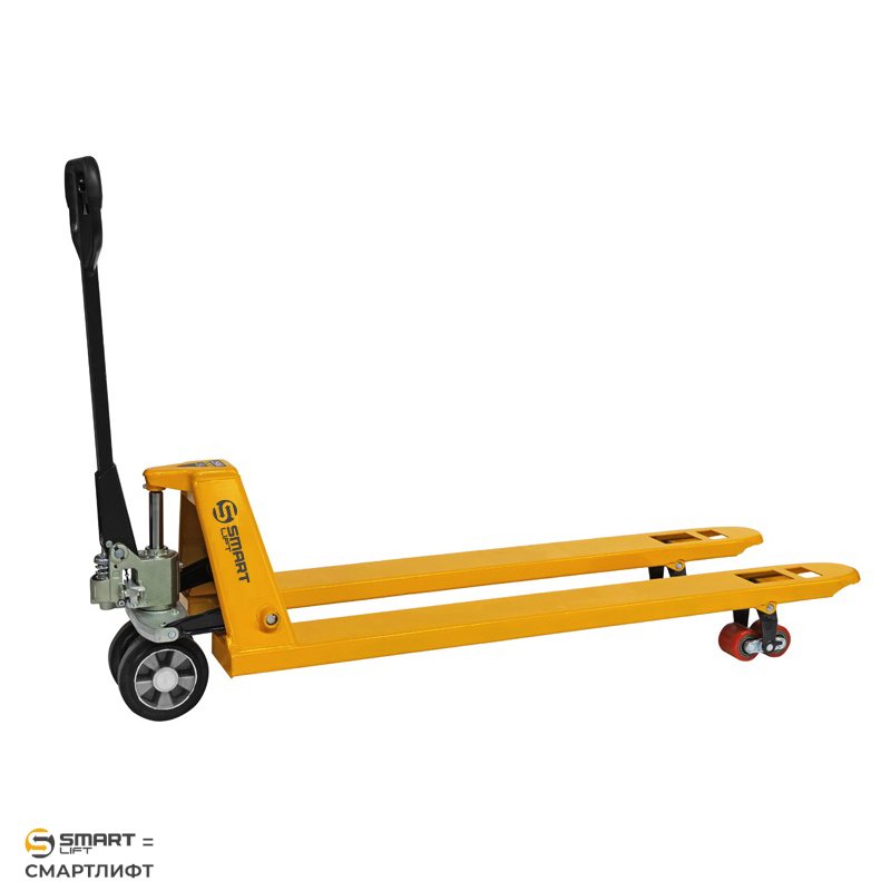 Гидравлическая тележка (рохля) SD-L (BF25, г/п 2500 кг, 1500x550 мм, RDP, длинновильная) СМАРТЛИФТ (SMARTLIFT) / СМАРТ (SMART)