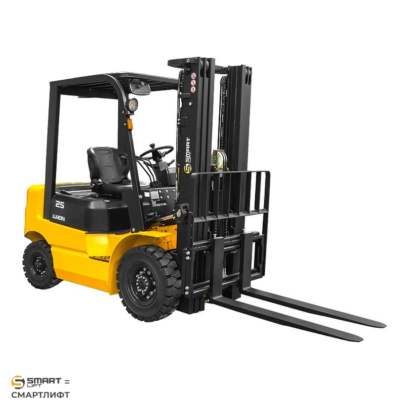 Электропогрузчик EFL252 (2500 кг; 4,8 м; li-ion 80В / 280Ач) СМАРТЛИФТ (SMARTLIFT)
