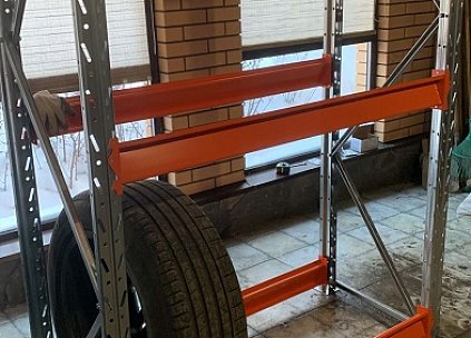 Компактное хранение автомобильных шин