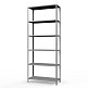 Стеллаж для инструментов ТС Лайт, 2000x1200x300 мм. Полки: 6 шт. металл (ТС 20120360) – изображение №4