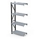 Стеллаж Векстор 500 (2500x1200x500 мм) 4 яруса. Дополнительная секция – изображение №2