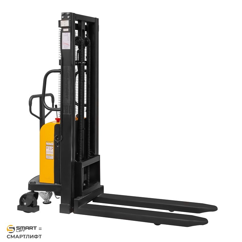 Штабелер с электроподъемом SPN 1025 (1000 кг; 2,5 м; 12В / 120Ач) СМАРТЛИФТ (SMARTLIFT)