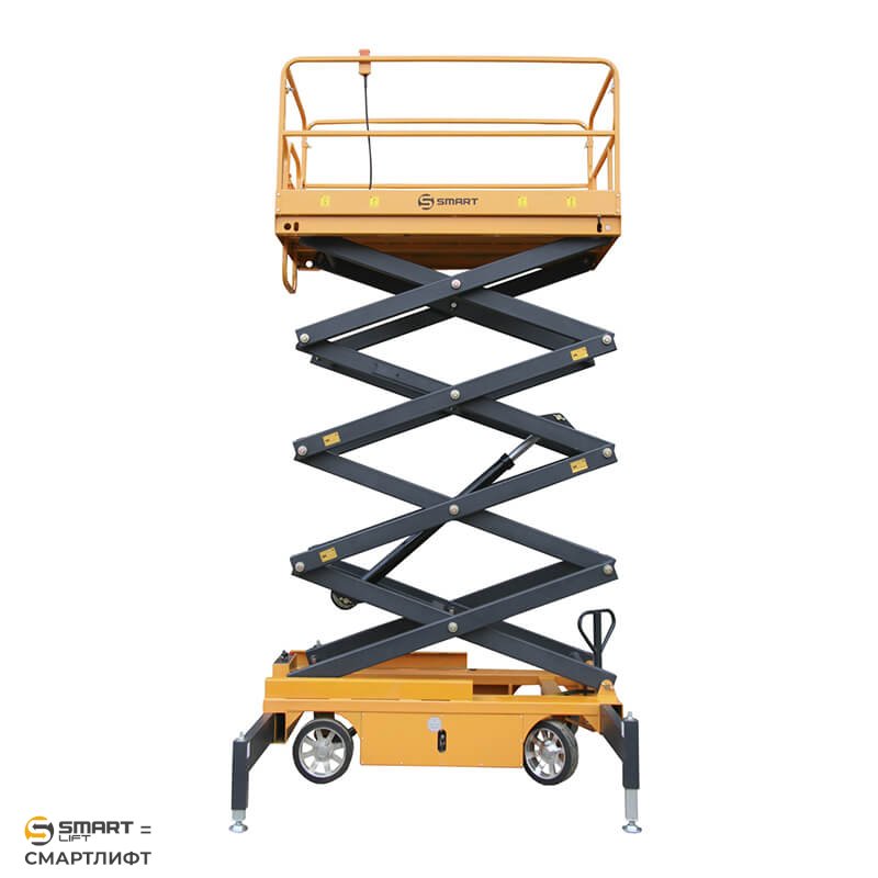 Подъемник ножничный несамоходный SJY-0.5-12 (380В; 500 кг; 12 м) СМАРТЛИФТ (SMARTLIFT) / СМАРТ (SMART) – изображение №3