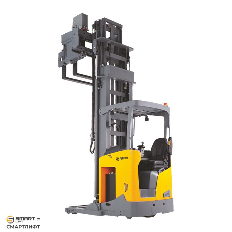 Узкопроходный ричтрак OPD15Z (1500 кг; 6,5 м; 48В / 450Ач) СМАРТЛИФТ (SMARTLIFT)
